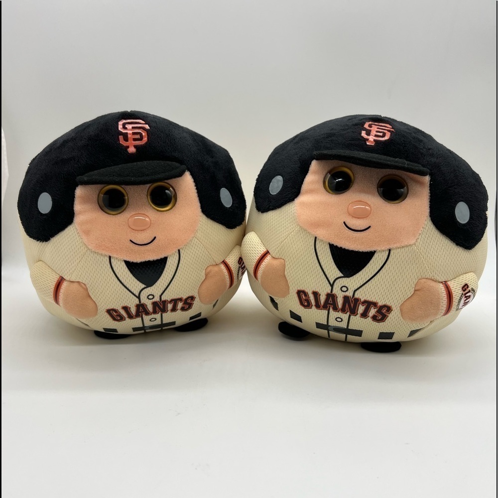TY - SAN FRANCISCO GIANTS BASEBALL ROUND BEANIES